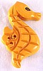 BP168 corn bakelite seahorse pin